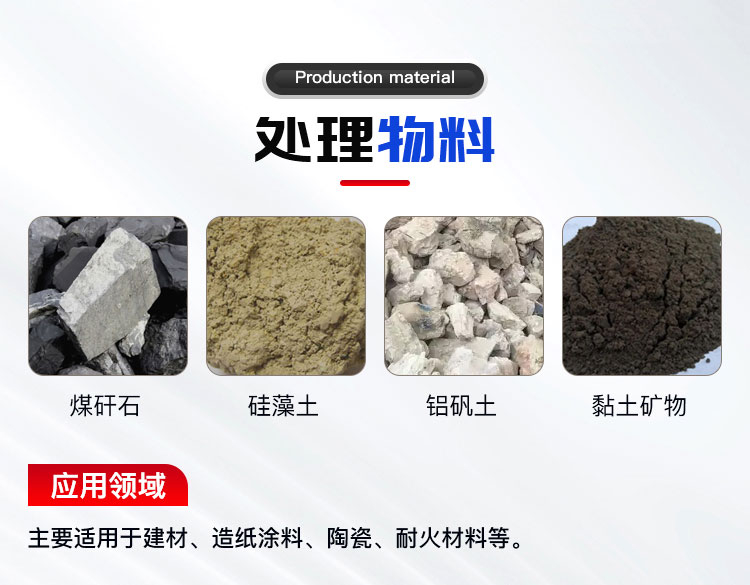 高嶺土窯適合物料